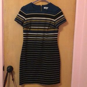 Calvin Klein striped dress